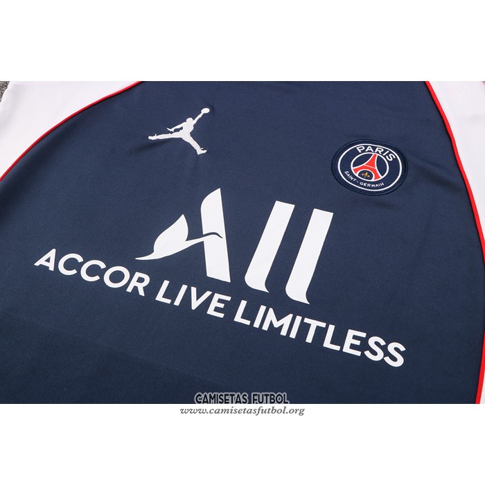 Chandal del Paris Saint-Germain Jordan Manga Corta 2022/2023 Azul - Pantalon Corto